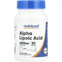 Nutricost , Alfa Lipoinsyra, 60 kapslar (300 mg per portion)