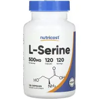 Nutricost Nutricost, L-serine, 500 mg, 120 capsules