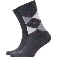 Burlington Sockor beige / ljusblå / antracit