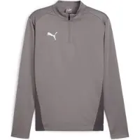 Puma Träningströja teamGOAL 1/4 Blixtlås - Grå/White, storlek XX-Large