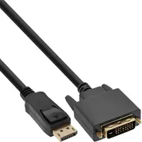 InLine DisplayPort - DVI-D cable 0.5m black (17116)
