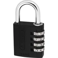 ABUS Hänglås 145/40 svart m/nyckel (EAN)