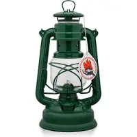 Feuerhand Hurricane Lantern 276, lykta, mossgrön