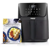 Princess 01.182031.01.001 Varmluftsfritös 3.5 l 1350 W Timerfunktion, Temperaturförval, Varmluftsfunktion, Överhettningsskydd, Non-stick-beläggning, med