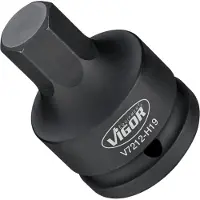 Vigor V7212-H19 V7212-H19 Mutterdragare-hylsnyckelinsats 19 mm
