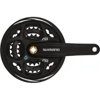 Shimano ALTUS FC-M311-42T främre kedjedrev, 175 mm, 7/8-växlad, svart – 42X32X22T