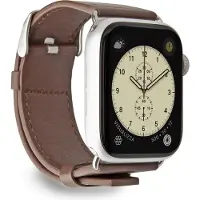 Case4Me SBS Eco Leather urrem till Apple Watch 42/44/45/49mm - brun