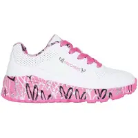 SKECHERS Sneakers UNO LITE - LOVELY LUV flickor - Vit - 34
