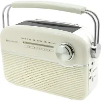 Soundmaster Batteridriven radio TR480BE FM Solcellspanel Beige