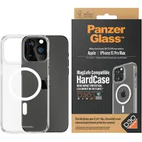 PanzerGlass | HardCase (MagSafe) - Bakskal för mobiltelefon - Genomskinlig | Apple iPhone 15 Pro Max