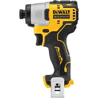 DeWalt DCF801N-XJ, Eldriven skruvdragare, Pistolhandtag, 1/4, Svart, Gul, 163 nm, Batteri