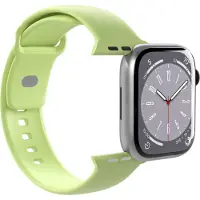 Puro ICON - KlocKräm för smart klocka - S/M och M/L storlek - matcha green - för Apple Watch Hermès Series 9, SE 3, Series 10, Series 11, Series 8, Series 9