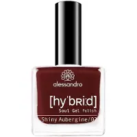 Alessandro Hybrid Nagellack 8 ml Shiny Aubergine
