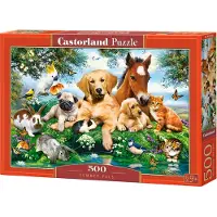 Castorland Summer Pals 500 pcs, 500 styck, Djur, 9 År