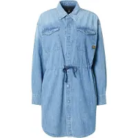 G-Star Relaxed Drawcord Denim Klänning Med Långa ärmar