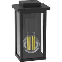 Philips Vägglampa utomhus Mirth, dimbar, Svart, Aluminium / grå / zink, Utomhusvägglampa