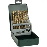Bosch borrsats för metall HSS-Tin; 1-10 mm; 19 st.