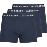 Jack & Jones Boxershorts 'Anthony' mörkblå / vit