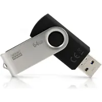 Goodram UTS3 - USB flash-enhet - 64 GB - USB 3.1 - svart