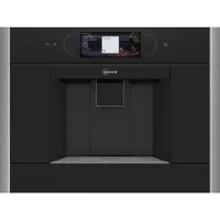 NEFF CL4TT11N0, Espressomaskin, 2,4 l, Kaffebönor, Inbyggd kvarn, Svart, Rostfritt stål