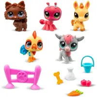 Bandai Littlest Pet Shop Samlarset Med 5 Figurer