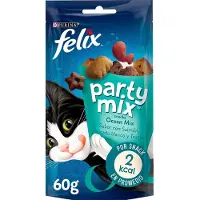 Purina Felix Party Mix Ocean 60g Mellanmål 8 Enheter
