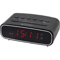 Soundmaster Klockradio UR111SW FM Väckningsfunktion Svart