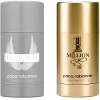 Paco Rabanne 2-pack 1 Million + Invictus Deostick 75ml