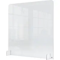 Nobo Genomskinlig Akryl Skyddande Skärm för Kassan 700x850mm, Transparent, Akryl, 700 mm, 850 mm