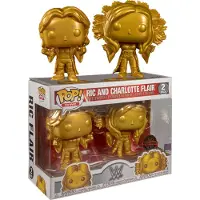 LatestBuy Pop Picks WWE Ric och Charlotte Flair Gold US Excl Pop! Vinyl 2-Pk