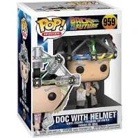Funko POP! Tillbaka Till Framtiden Doc-figur Med Hjälm