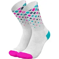 Incylence - Trail running kläder - Running Crystals White Pink Cyan för Unisex - Storlek 35-38 - Vit