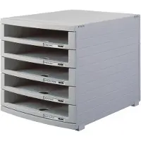 HAN CONTUR 1505-0-11 Byrålådebox Ljusgrå DIN A4 , DIN B4 , DIN C4 Antal lådor: 5