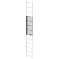 MUNK Günzburger Steigtechnik 63499 Åtkomstspärr låsbar aluminium-blank, höjd 1,0 mm 1 st
