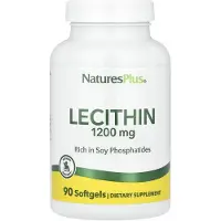 Natures Plus - Lecitin, 1200 mg, 90 Mjuka kapslar