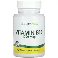 Natures Plus Vitamin B12, 1 000 mcg, 90 tabletter