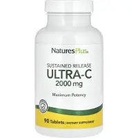 NaturesPlus Ultra-C, 2 000 mg, 90 tabletter