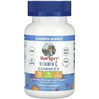 MaryRuth's , Vitamin C Gummies, Cherry, Orange och Grape, 125 mg , 60 Gummies