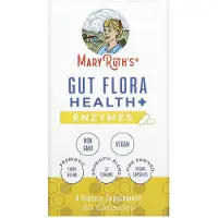 MaryRuth Organics MaryRuth's, Gut Bacterial Health + Enzymes, 60 Capsules