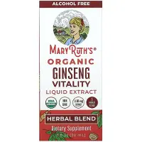 MaryRuth's , Ekologiskt Ginseng Vitalitet Flytande Extrakt, Alkoholfri, 1 fl oz (30 ml)