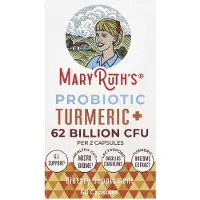 MaryRuth's , Probiotisk Gurkmeja +, 62 miljarder CFU, 60 kapslar (31 miljarder CFU per kapsel)