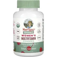 MaryRuth's , Ekologisk kvinnlig multivitamin, Kirs & Hallon, 60 Gummies