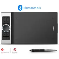 XP-Pen Deco Pro Series SW - Digitaliserare - 22.9 x 12.7 cm - elektromagnetisk - 8 knappar - trådlös, kabelansluten - USB-C, Bluetooth 5.0