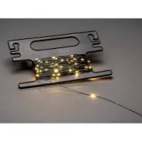 Konstsmide 6461-830 Mikroljusslinga Droppar Utomhus EEK: F (A - G) 230 V Antal ljuskällor 300 LED Bernstein Belyst längd: 59.8 m med tillbakadragare