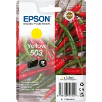 Epson Ink 503 - 3.3 ml - Gelb - original - Blister mit RF- / akustischem Alarmsignal - Tintenpatrone - fur Expression Home XP-5200, XP-5205, WorkForce WF-2960DWF, WF-2965DWF
