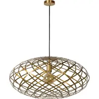 Lucide Hänglampa Wolfram, dimbar, Mässing / guld, Vardagsrum / matsal, Metall, Modern, Pendellampa