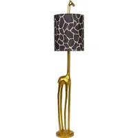Lucide Design golvlampa Extravaganza Miss Tall, Mässing / guld, Vardagsrum / matsal, Syntetmaterial, Design, Golvlampa