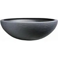 You do it Handfat vas Ø 59 cm - EDA - Grafit UP - 39 L - Inomhus/ Utomhus - Grafisk Dekor - Ø 59 x H. 21 cm - Antracitgrå grå