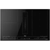 Teka Mastersense Air Aff 87601 Mst 80 Cm Induktionshäll Med Fläkt 6 Brännare