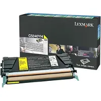 Lexmark C5240YH gul toner hög kapacitet (original)
